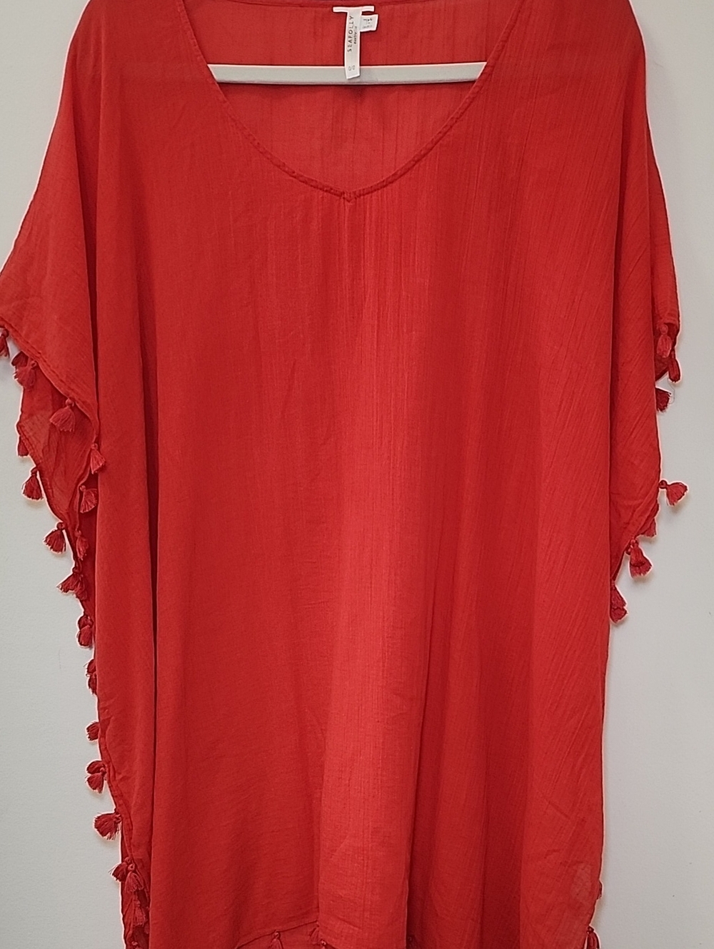 Seafolly Swimwear Women's Orange Amnesia Kaftan Swimsuit Cover-Up Size US OS - Picture 14 of 15